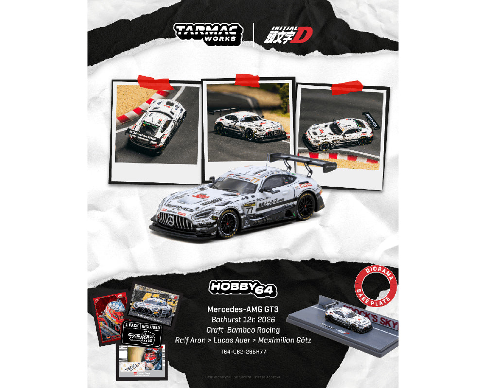 Tarmac Works 1:64 Mercedes-AMG GT3 Bathurst 12h 2026 Craft-Bamboo