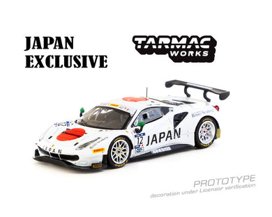 (Preorder) Tarmac Works 1:64 Ferrari 488 GT3 FIA GT Nations Cup 2018 T. Kondo / K. Seto – Japan Exclusive