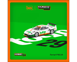 (Preorder) Tarmac Works 1:64 Ferrari F40 LM #29 24h of Le Mans 1994 – A. Olofsson / S. Angelastri / L. Della Noce – Hobby64