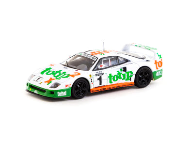 Tarmac Works X iXO Models 1/64 Ferrari F40 GT Italian GT Championship 1994 #1 - HK Toy Car Salon Special Edition - HOBBY64