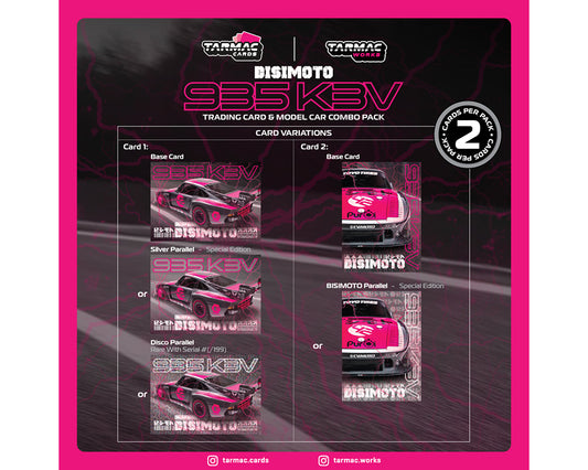 Tarmac Works 1:64 Bisimoto Porsche 935 K3V with Trading Cards – IXO Models Collab – Hobby64 Tarmac Cards