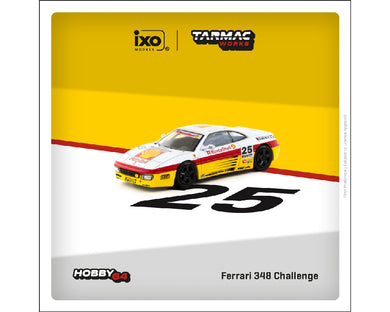 (Preorder) Tarmac Works 1:64 Ferrari 348 Challenge Italian GT 1994 Oscar Larrauri- Hobby64