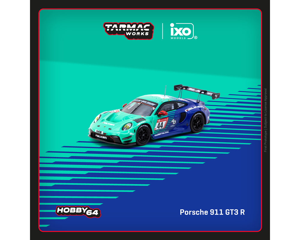 Tarmac Works 1:64 Porsche 911 GT3 R #44 Nurburgring 24h 2023 J. Eriksson / T. Heinemann / N. Menzel / M. Ragginger – IXO Models Collab – Hobby64