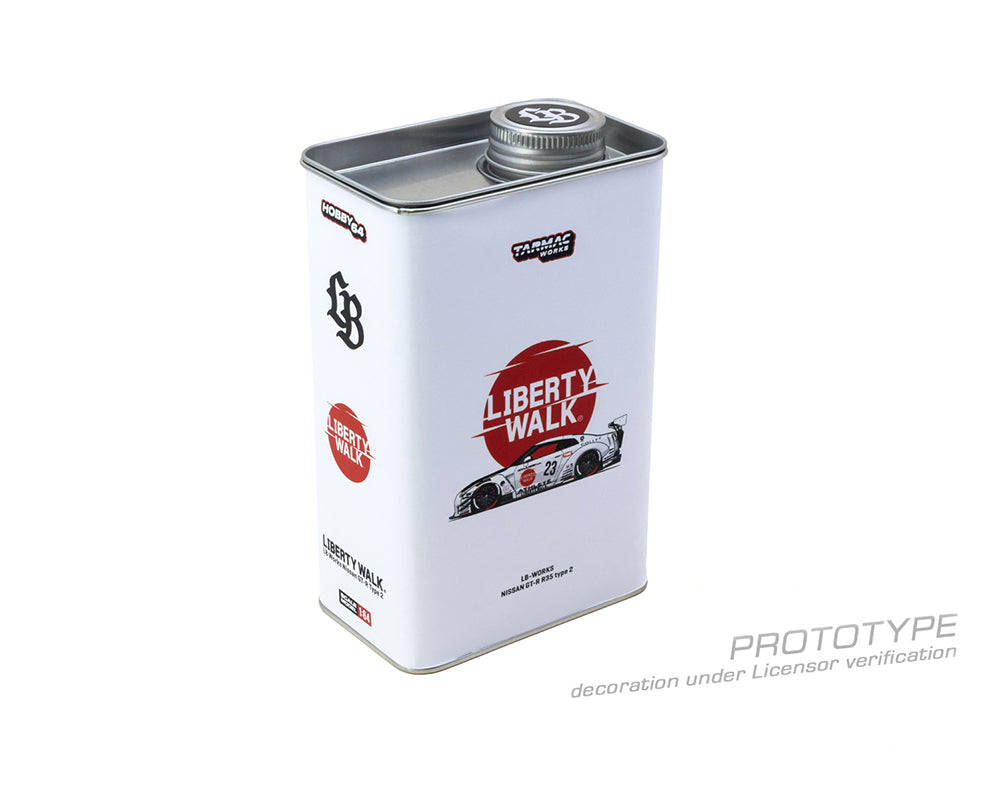 Tarmac Works 1:64 LB-WORKS NISSAN GT-R R35 type 2 With Oil Can
