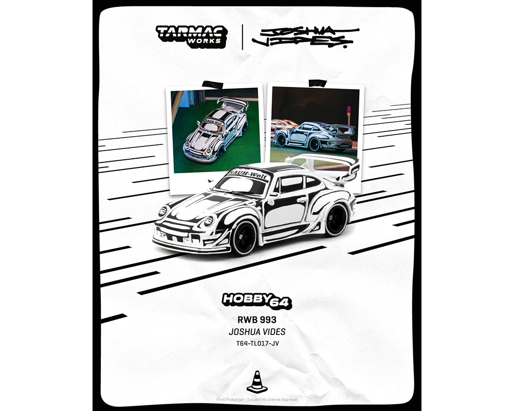 Tarmac Works 1:64 RWB 993 – Designed by JOSHUA VIDES – Hobby64