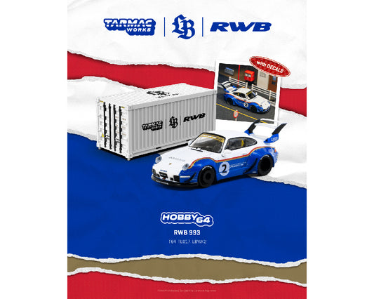 Tarmac Works 1:64 RWB 993 Liberty Walk w/ Container – Hobby64