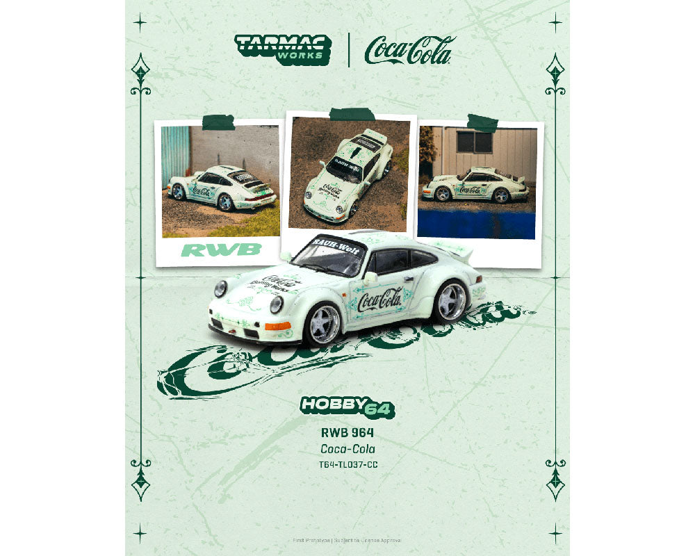 Tarmac Works 1:64 RWB 964 Cola -Cola