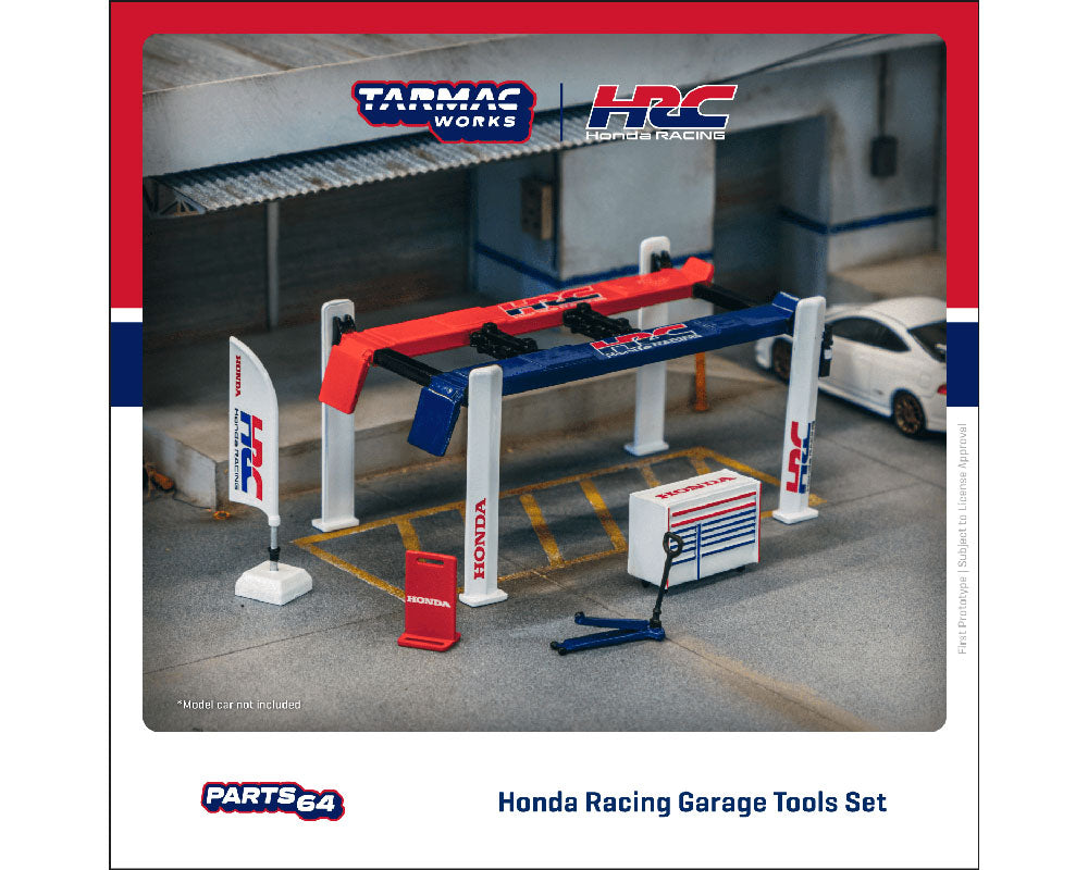 (Preorder) Tarmac Works 1:64 Garage Tools Set Honda Racing