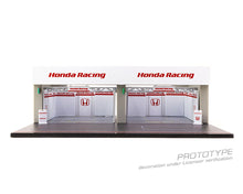 Load image into Gallery viewer, (Preorder) Tarmac Works 1:64 Pit Garage Diorama Honda Racing – PARTS64
