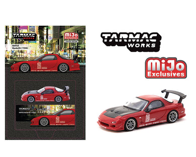 (Preorder) Tarmac Works 1:64 VERTEX Mazda RX-7 FD3S – Red – Global64 – MiJo Exclusives