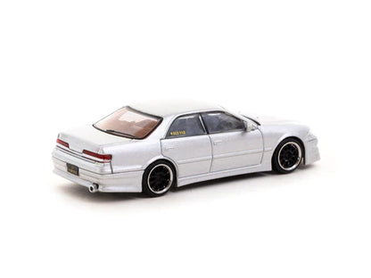 Tarmac Works 1/64 VERTEX Toyota Mark II JZX100 Silver Metallic - HK Toy Car Salon Special Edition - GLOBAL64