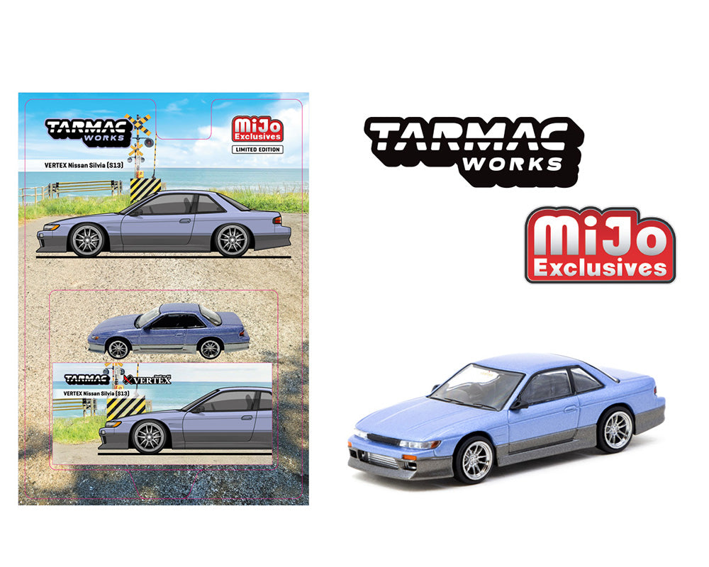 1/64 LBWK F40 、TARMAC WORKs シルビア 2台セット ミニカー