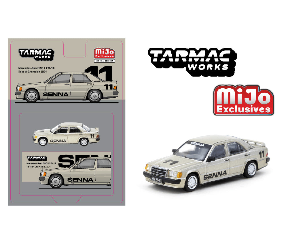 Tarmac Works 1:64 Mercedes-Benz 190 E 2.3-16 Race of Champion 1984 Ayrton Senna – Global64