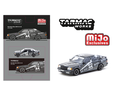 Tarmac Works 1:64 Mercedes-Benz 190 E 2.3-16 DTM 1988 Johnny Cecotto – Black – Global64 – MiJo Exclusives