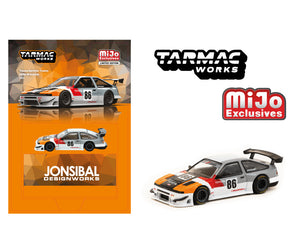 (Preorder) Tarmac Works 1:64 Toyota Sprinter Trueno AE86 Widebody TRD – MiJo Exclusives