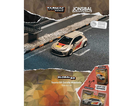 Tarmac Works 1:64 Toyota GR Corolla Widebody – White – Global64