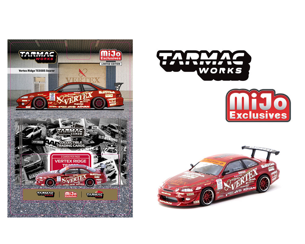 美品　完売品　DOD MAGURO SHADE TT5-634-TN Tarmac Works 1:64 Vertex Ridge TE3005 Soarer with Trading Card