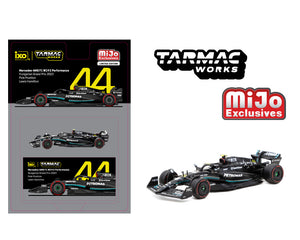 (Preorder) Tarmac Works 1:64 Mercedes-AMG F1 W14 E Performance – Hungarian Grand Prix 2023 Pole Position Lewis Hamilton #44 – ixo Models – MiJo Exclusives Limited Edition