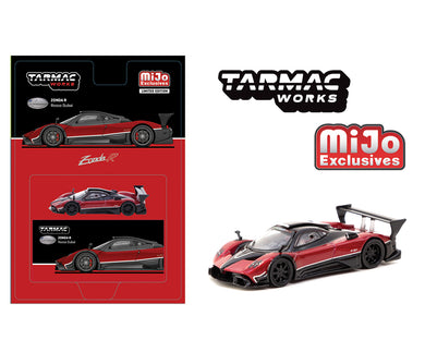 (Preorder) Tarmac Works 1:64 Pagani Zonda R – Rosso Dubai – Global64 – Mijo Exclusives