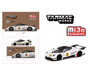(Preorder) Tarmac Works 1:64 Pagani Huayra R – Bianco Benny- Global64 – MiJo Exclusives