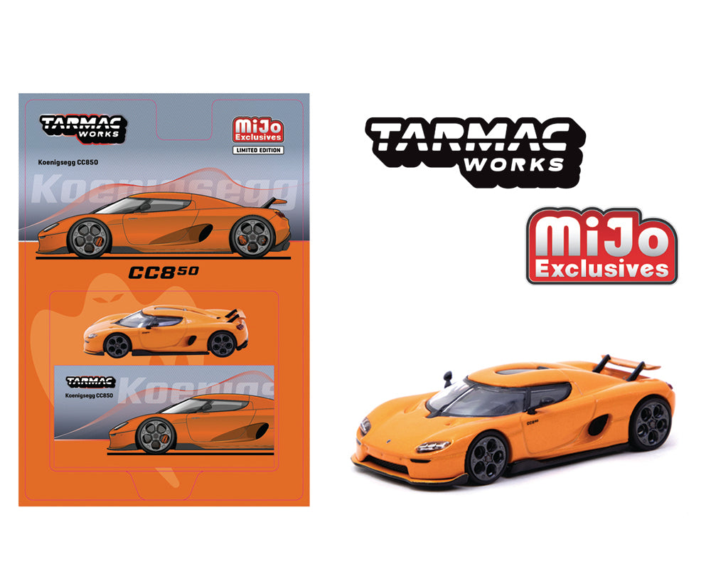Tarmac Works 1:64 Koenigsegg CC850 – Orange- Global64