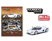Load image into Gallery viewer, (Preorder) Tarmac Works 1:64 Koenigsegg CC850 With Trading Cards Pack – White – Global64 – MiJo Exclusives Limited Edition