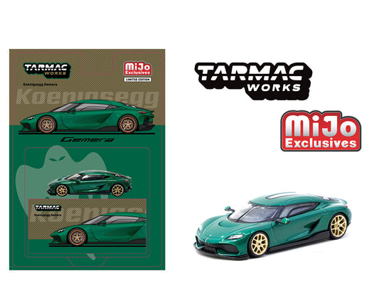 (Preorder) Tarmac Works 1:64 Koenigsegg Gemera – Green – Global64 – MiJo Exclusives Limited Edition