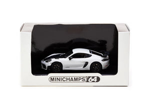 Minichamps X Tarmac Works 1/64 Porsche Cayman GT4 RS Grigiocam Povolo - COLLAB64