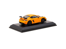 Load image into Gallery viewer, Minichamps X Tarmac Works 1/64 Porsche Cayman GT4 RS Pastel Orange - COLLAB64