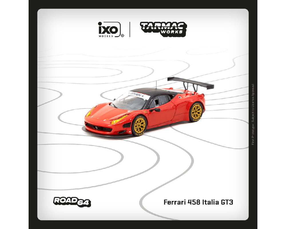 Tarmac Works 1:64 Ferrari 458 Italia GT3 – Red – Hobby64