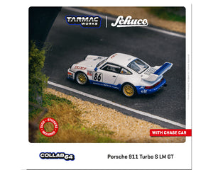 (Preorder) Tarmac Works 1:64 Schuco Porsche 911 Turbo S LM GT Suzuka 1000km 1994 #86