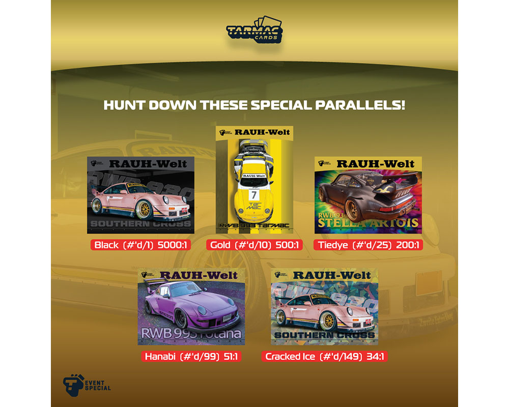 (Preorder) Tarmac Cards RWB Event Special Edition Collectible Trading Cards Vol. 01 – Limited Edition