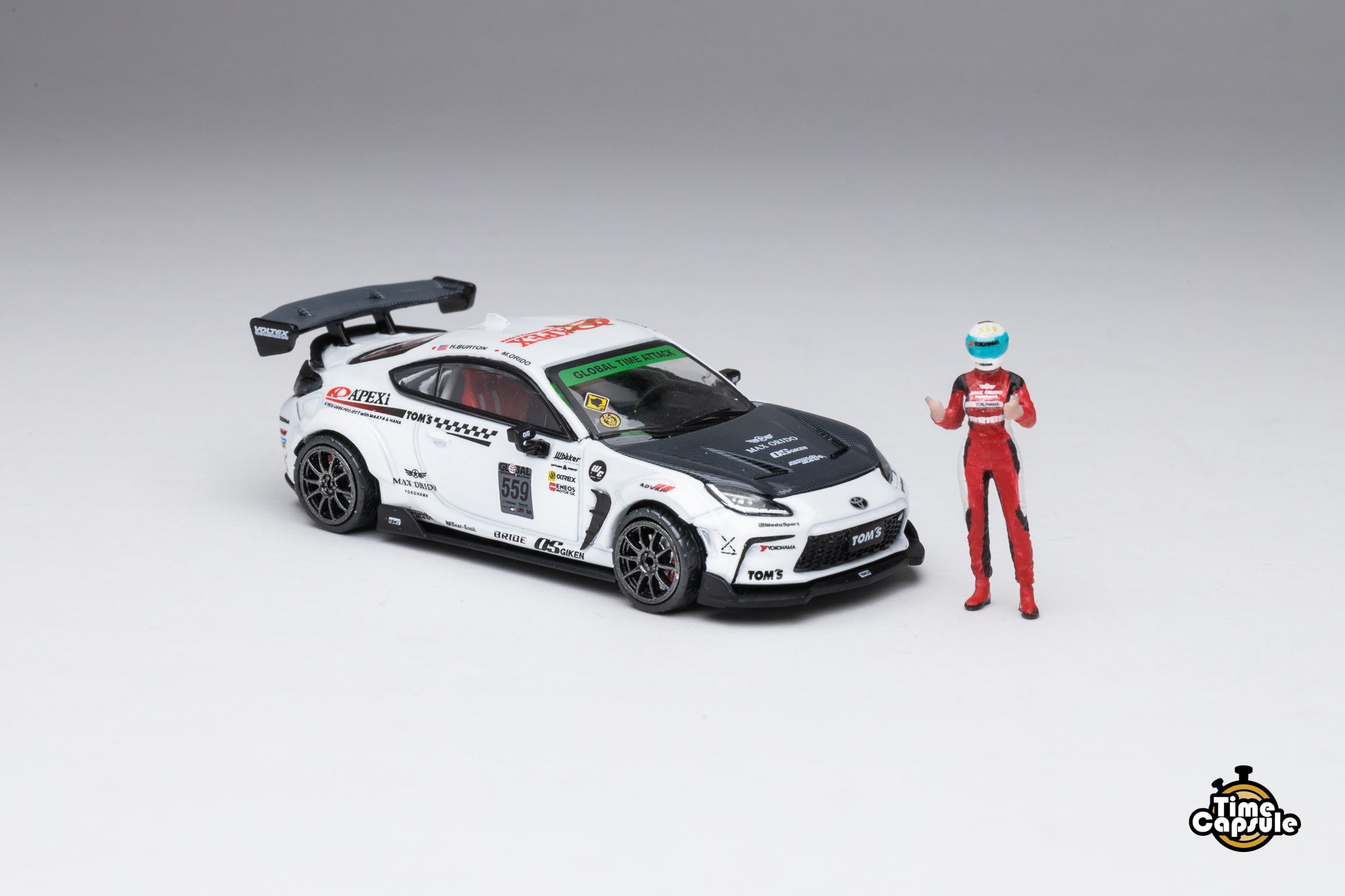 A'PEXi x Time Capsule 1/64 Toyota TOM'S GR86 Time Attack 2023