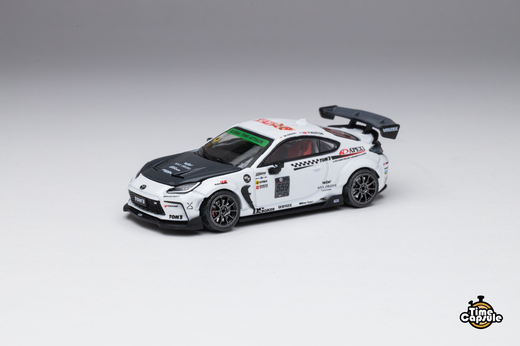 リュウチャミ A'PEXi x Time Capsule 1/64 Toyota TOM'S GR86 Time Attack 2023