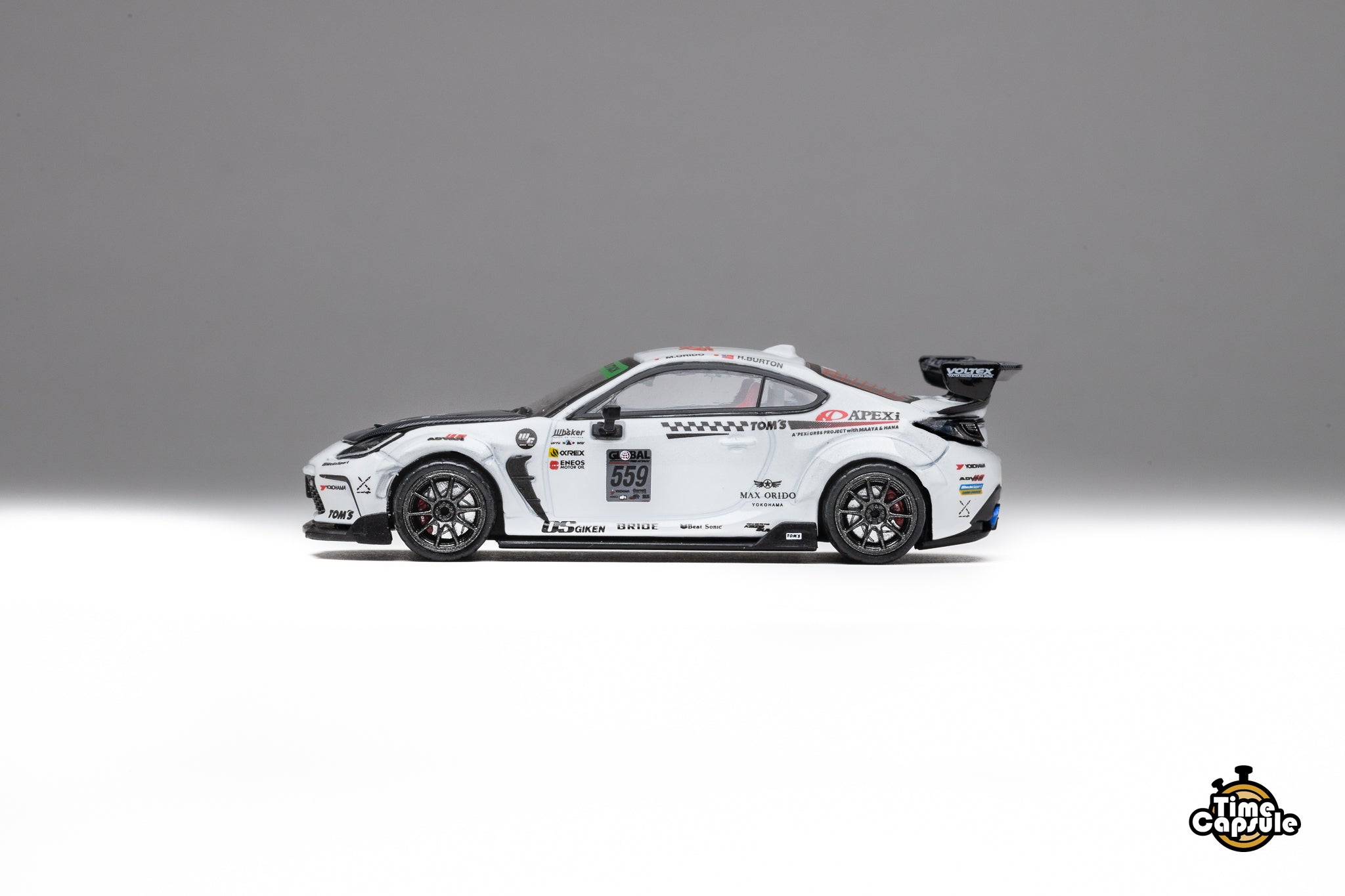 A'PEXi x Time Capsule 1/64 Toyota TOM'S GR86 Time Attack 2023