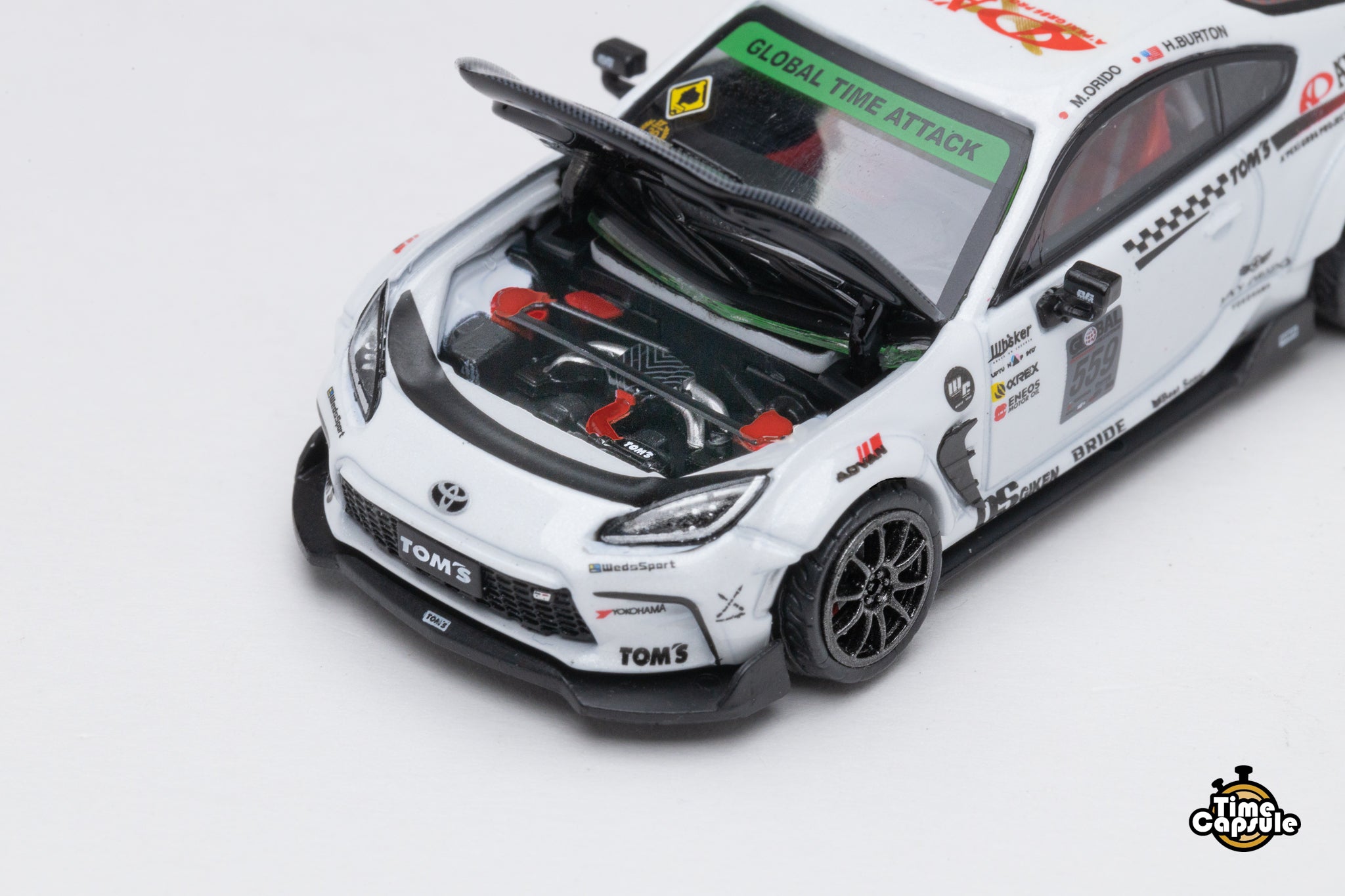 A'PEXi x Time Capsule 1/64 Toyota TOM'S GR86 Time Attack 2023