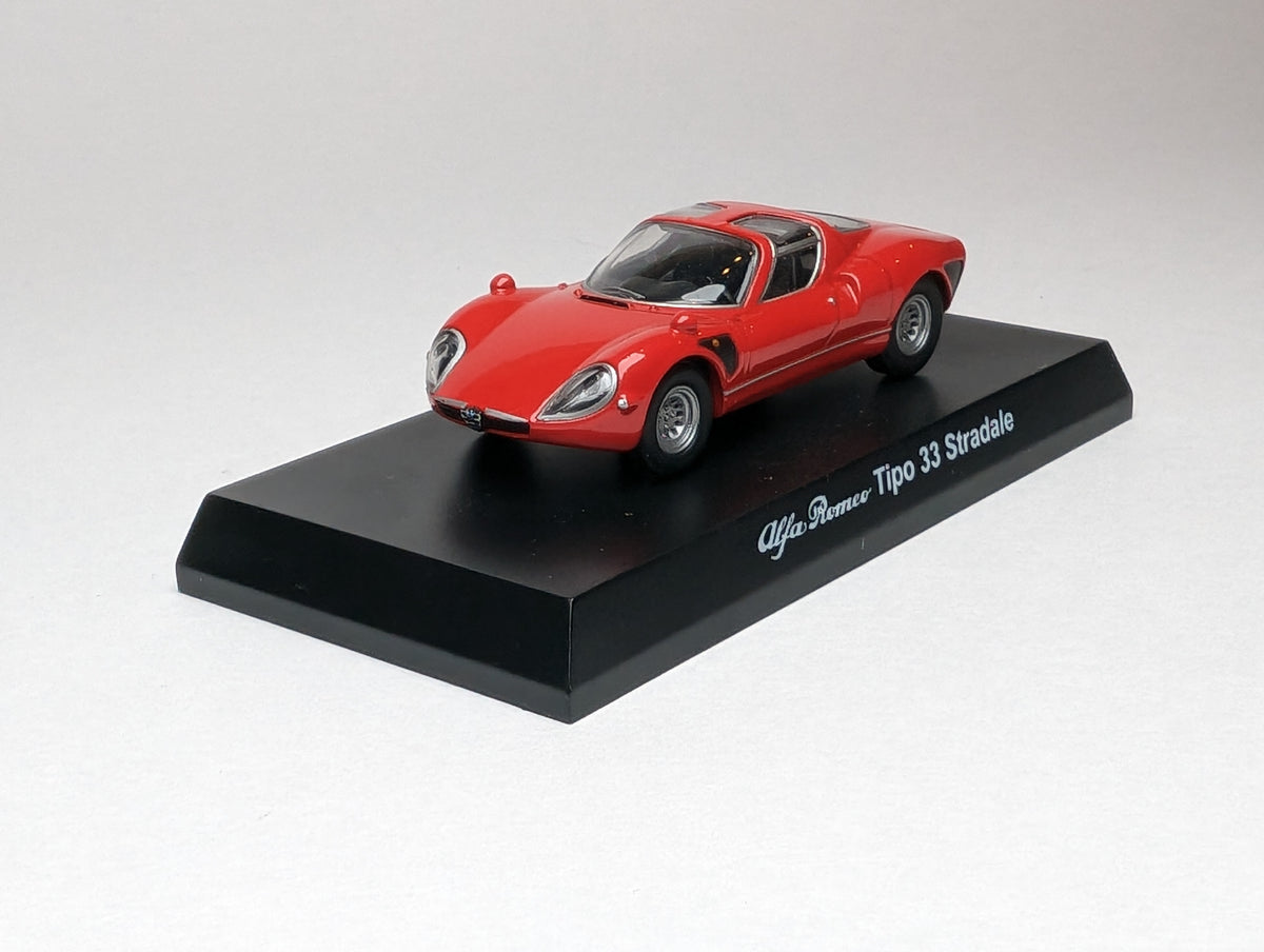 KYOSHO 1/64 Alfa Romeo Minicar Collection AlfaRomeo Tipo 33 Stradale (Red)