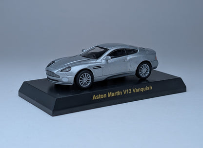 KYOSHO 1/64 Minicar Collection Aston Martin V12 Vanquish (Silver)