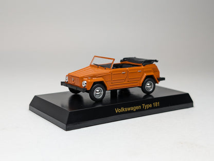 KYOSHO 1/64 Volkswagen Series MiniCar Collection Volkswagen Type 181 (Orange)