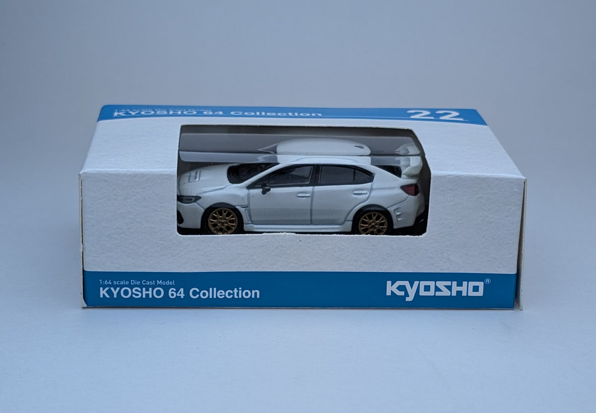 Kyosho 64 Collection Subura WRX STI (White)