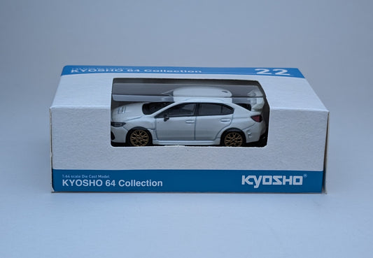 Kyosho 64 Collection Subura WRX STI (White)