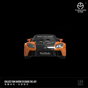 (Pre Order) Time Model 1:64 Mazda Veilside RX-7 Orange/Black