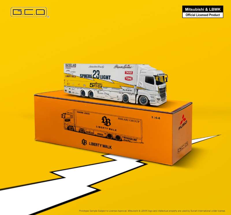 GCD 1/64 Mitsubishi FUSO Car Carrier LBWK – DiecastTalk