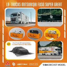 Load image into Gallery viewer, (Pre Order) GCD 1/64 Mitsubishi FUSO Car Carrier LBWK