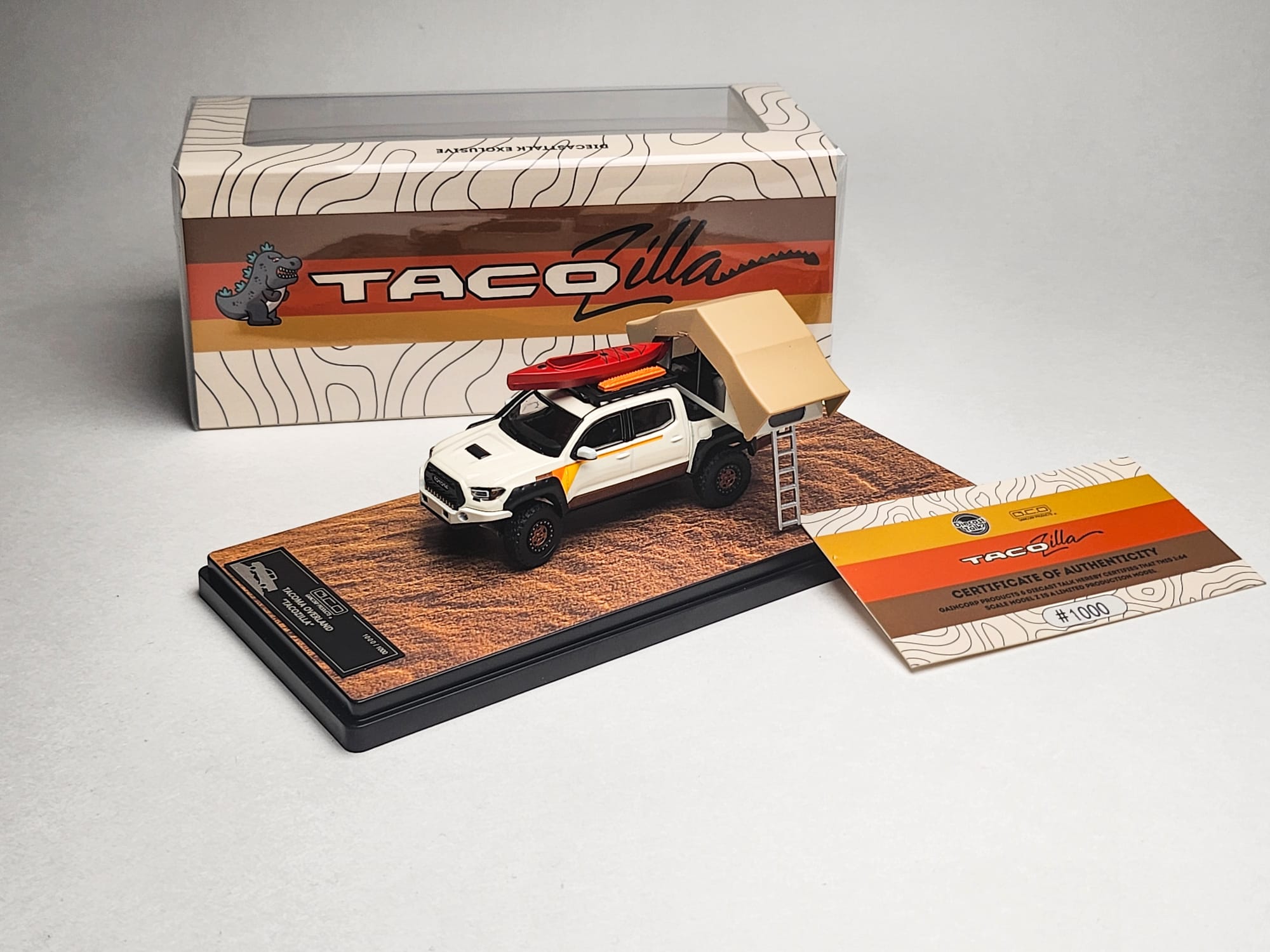 GCD DiecastTalk Exclusive 1/64 Toyota Tacoma Tacozilla Ltd 1000pcs