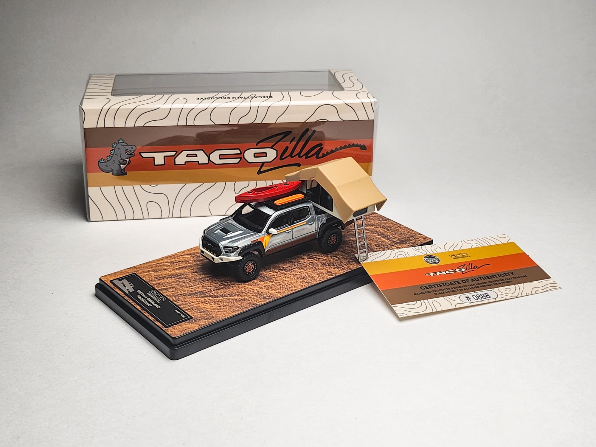 GCD DiecastTalk Exclusive 1/64 Toyota Tacoma Tacozilla Ltd 1000pcs GCD DiecastTalk Exclusive 1/64 Toyota Tacoma Tacozilla Ltd 1000pcs