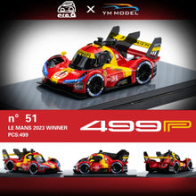 Load image into Gallery viewer, 1/64 YM Model X Era Q Car 499P Winner of 2023 24 Hours of LeMans Set