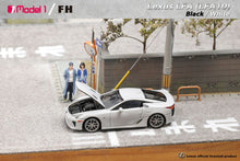 Load image into Gallery viewer, 1/64 scale FH x Model 1 Lexus LFA with open hood