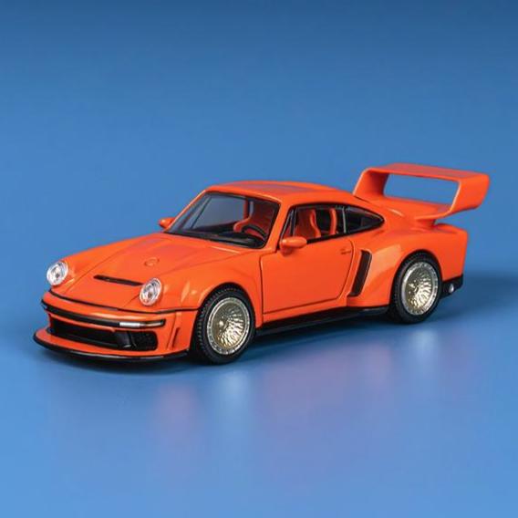 ミニカー Finclassically 1/64 Singer 911DLS Turbo Finclassically 1:64 Singer 911 DLS Turbo Street Gold