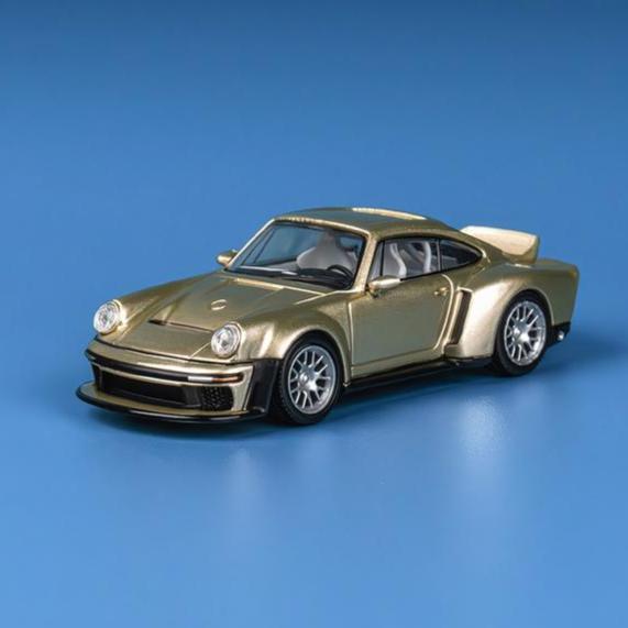ミニカー Finclassically 1/64 Singer 911DLS Turbo Finclassically 1:64 Singer 911 DLS Turbo Street Gold
